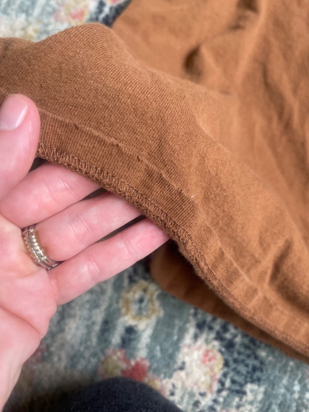 nuuds Tee - crewneck tee brown size large - Picture 7 of 9